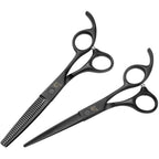 Patented Premium Hair Cutting Scissors & Thinning Shears - Professional Barber Scissors Kit For Women & Adults - Sharp Hair Shears For Hair Cutting & Thinning