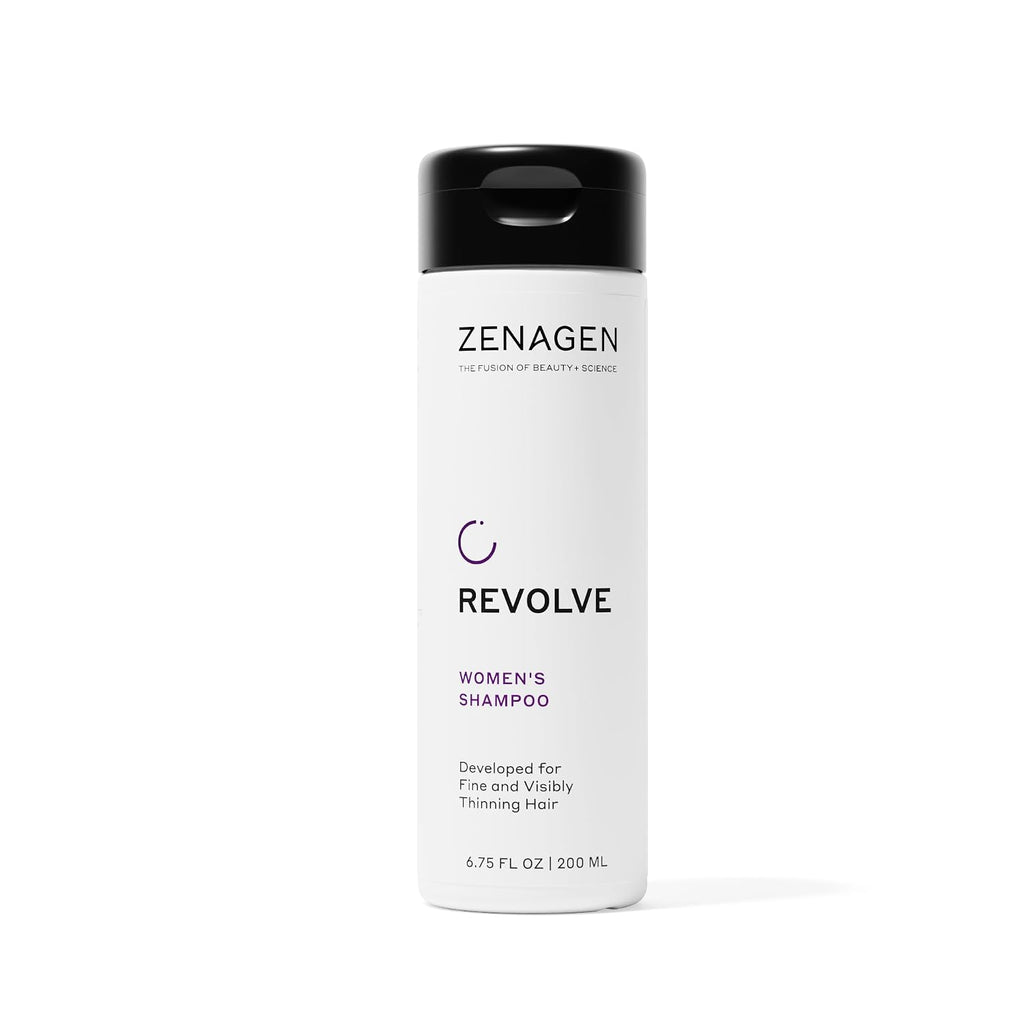 Zenagen Revolve Women'S Thickening Shampoo | Supports Appearance Of Fuller, Healthier-Looking Hair, Developed For Fine & Visibly Thinning Hair, Plant-Based, Color-Safe, 5-Minute Treatment