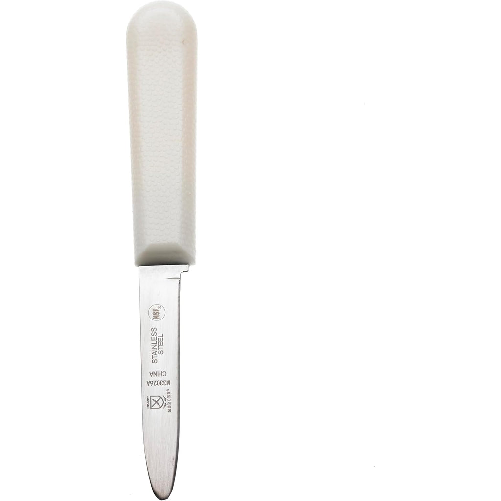 Mercer Culinary Clam Knife With Poly Handle, 3-1/4, White