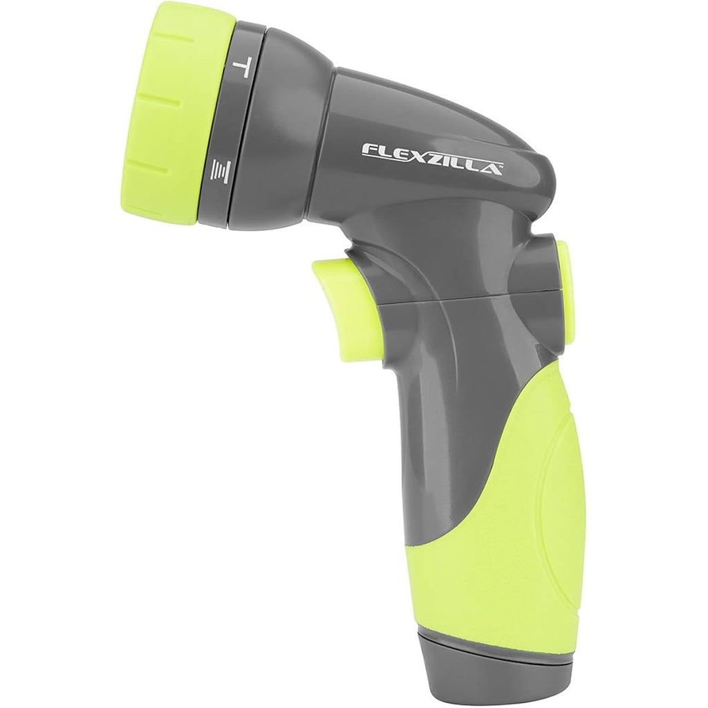 Flexzilla 6-Pattern Adjustable Garden Hose Nozzle Sprayer With Easy To Use On/Off Toggle & Durable Design