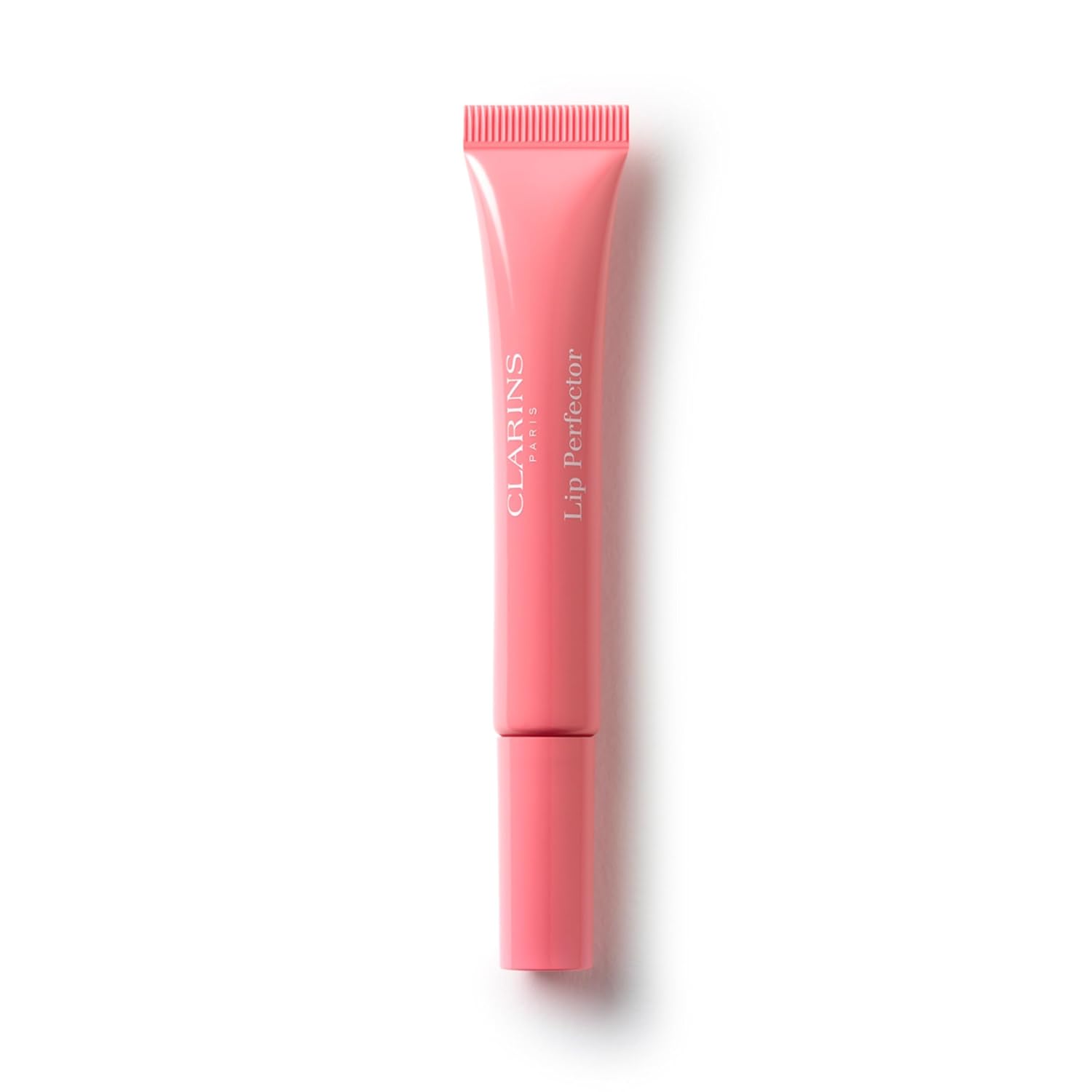 Clarins Lip Perfector | Peptide Plumping and Hydrating Lip Gloss | Instant Shine With Sheer, Shimmer Finish |Non-Sticky Texture with Vanilla Scent | 0.35 Ounces
