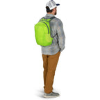 Osprey Ultralight Collapsible Stuff Pack - Lightweight, Packable Travel Backpack — Extra Bag For Travel And Every Day — 18 L Capacity Daypack To Expand Luggage, Waterfront Blue
