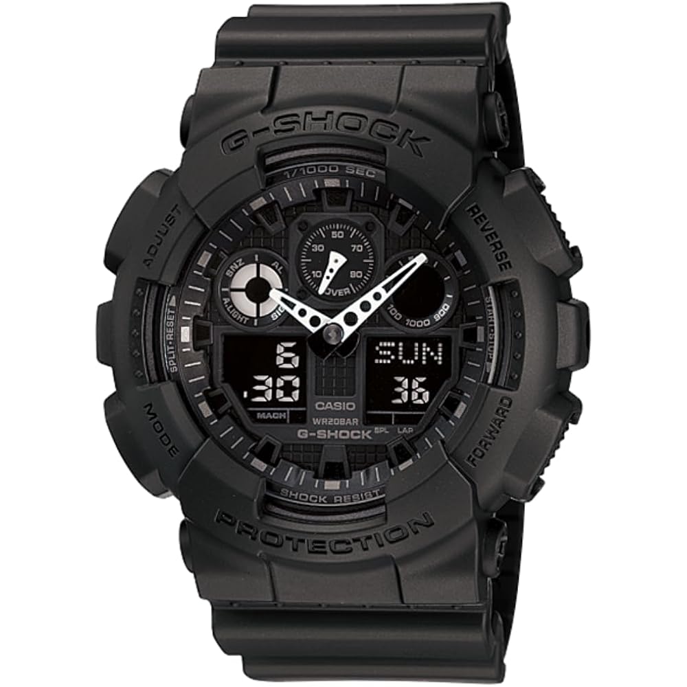 Casio G-Shock Ga100-1A1 | Men'S Tough Analog-Digital Watch | 200M Water Resistant | Shock & Magnetic Resistant | Sporty & Rugged Design