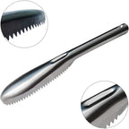 Fish Scaler, 304 Stainless Steel Fish Scaler Remover, Sawtooth Fish Descaler Tool for Family Kitchen, Seafood Markets