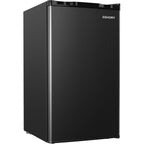 Euhomy 3.2 Cu.Ft Mini Fridge With Freezer, Single Door Compact Refrigerator, Adjustable Thermostat, Mini Refrigerator Energy Saving, Mini Fridge For Bedroom, Dorm, Office, Black