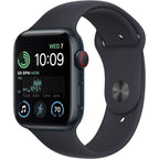 Apple Watch Se (2Nd Gen) (Gps + Cellular, 40Mm) - Midnight Aluminum Case With Midnight Sport Band, S/M (Renewed)