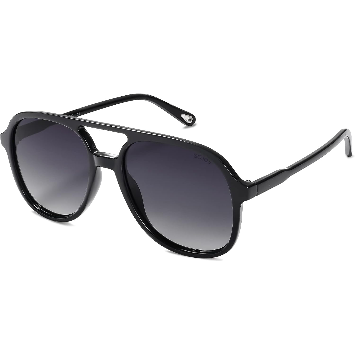 Sojos Retro Polarized Aviator Sunglasses Womens Mens Classic 80S 90S Vintage Trendy Square Aviators Sj2174