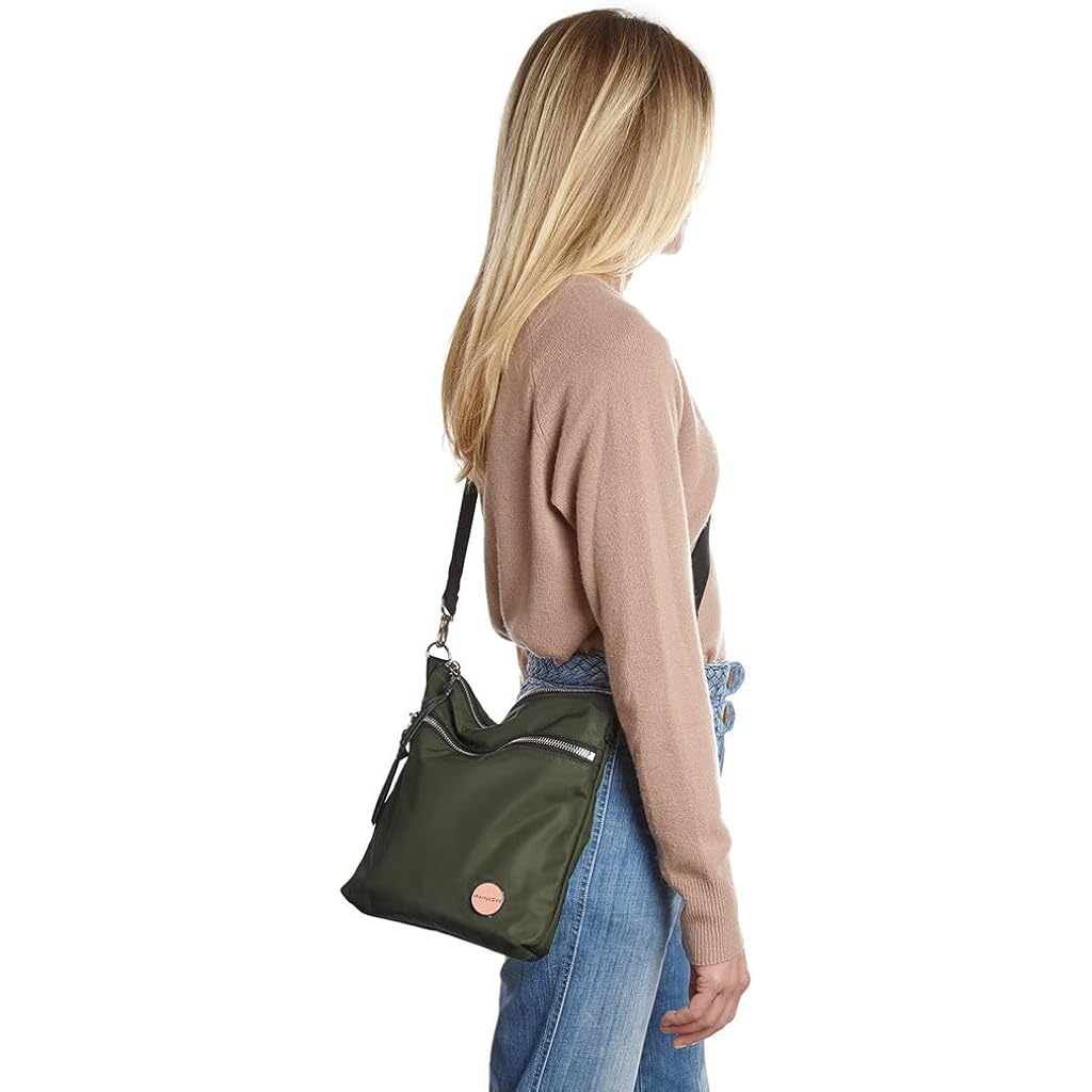 Amuse Crossbody Bag - Womens Stylish Nylon Everyday Handbag With 55" Adjustable Removable Strap