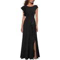 Woosea Women'S Sexy Split Evening Cocktail Party Maxi A-Line Long Formal Dress
