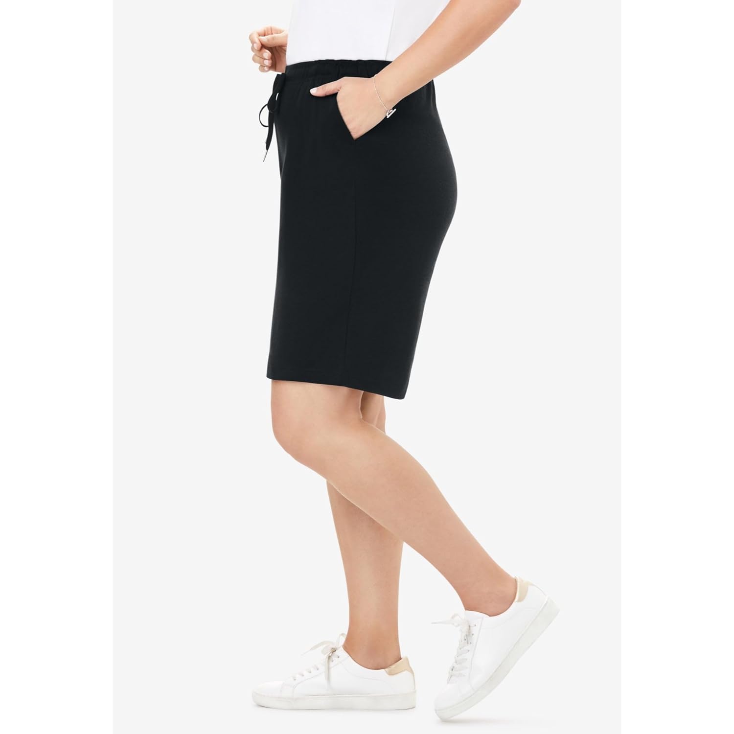 Plus Size Sport Knit Short