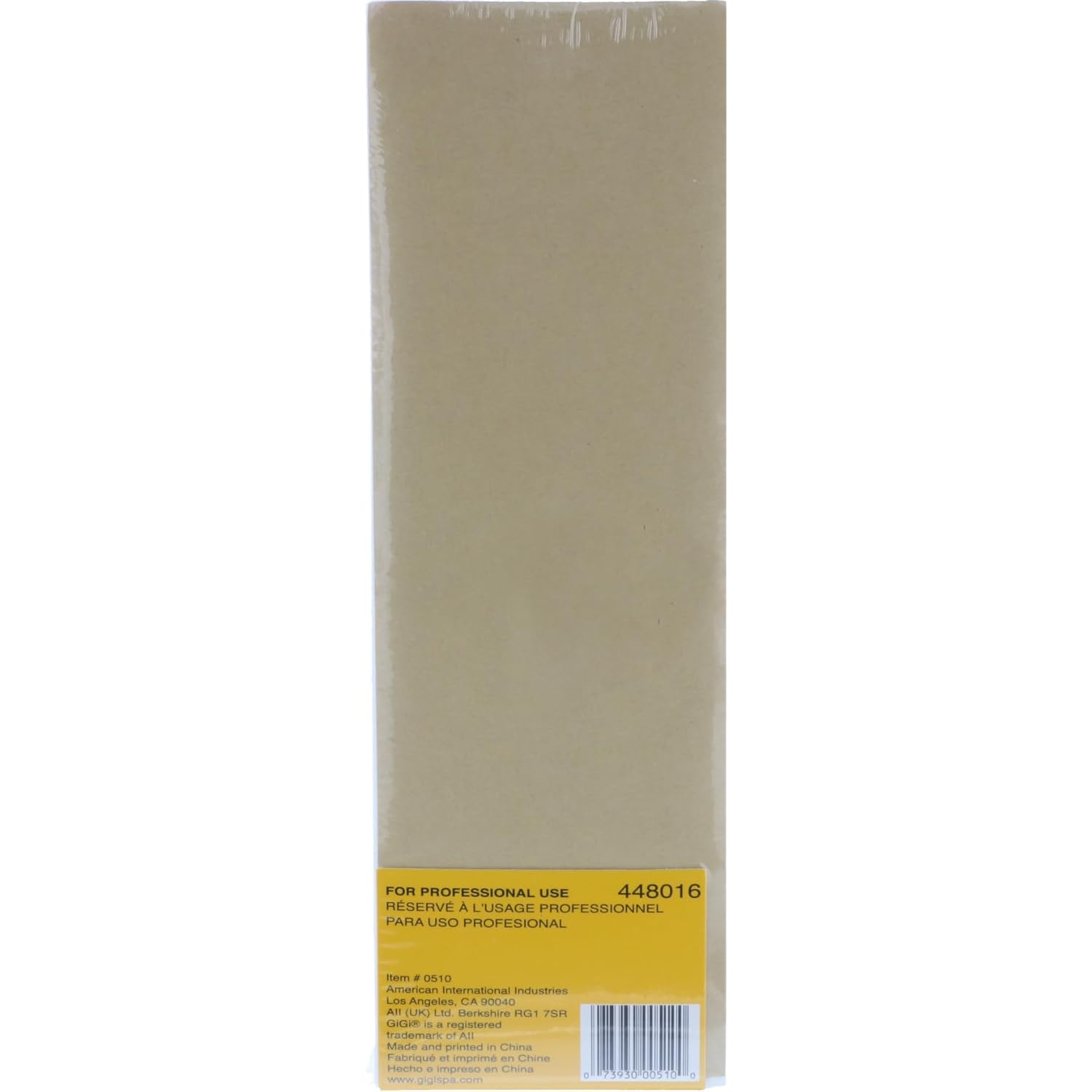 Gigi Cloth Epilating Strips 100 Count, Large 3" X 9", 100 Strips