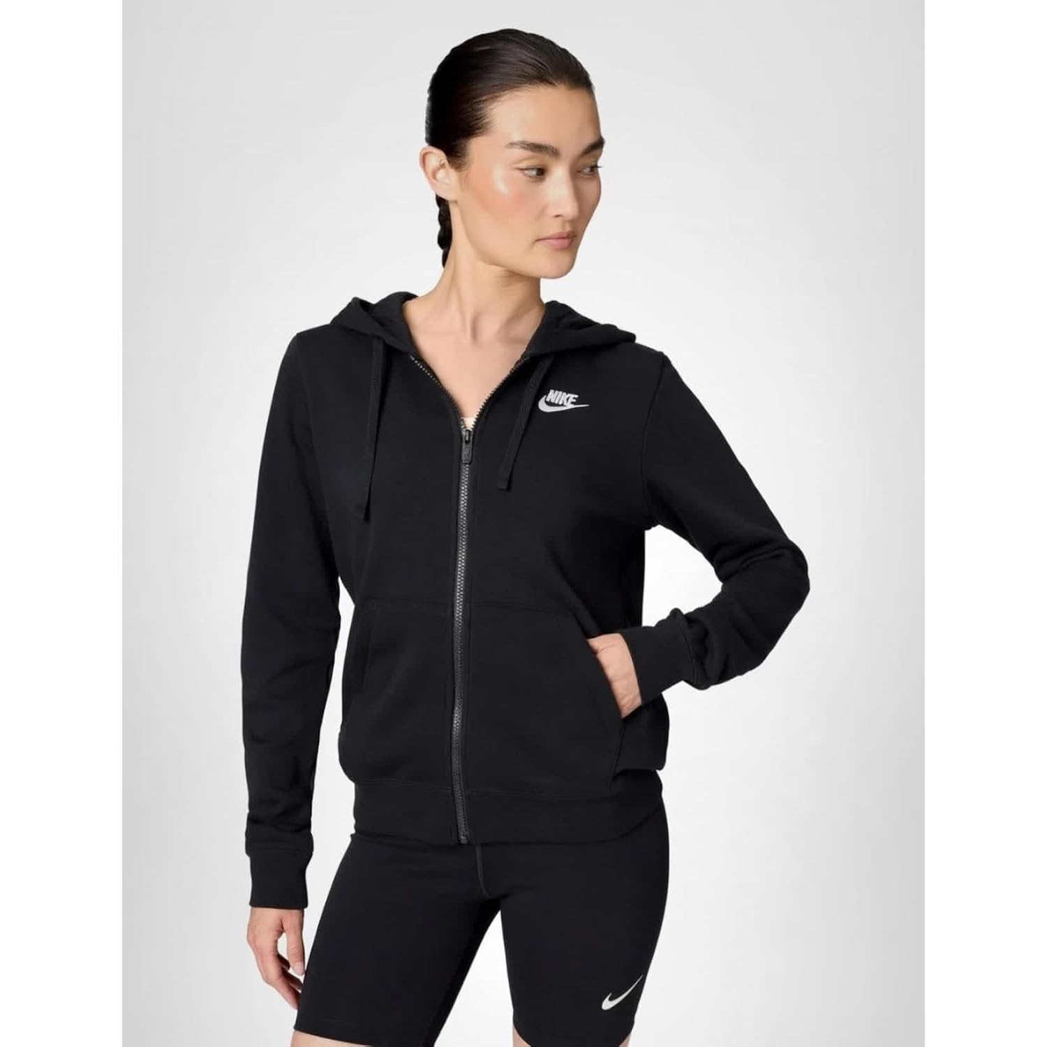 Nike Women'S Sportswear Club Fleece Full-Zip Hoodie