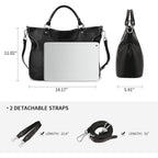 Kattee Women'S Soft Leather Tote Bag, Top Satchel Purses And Handbags