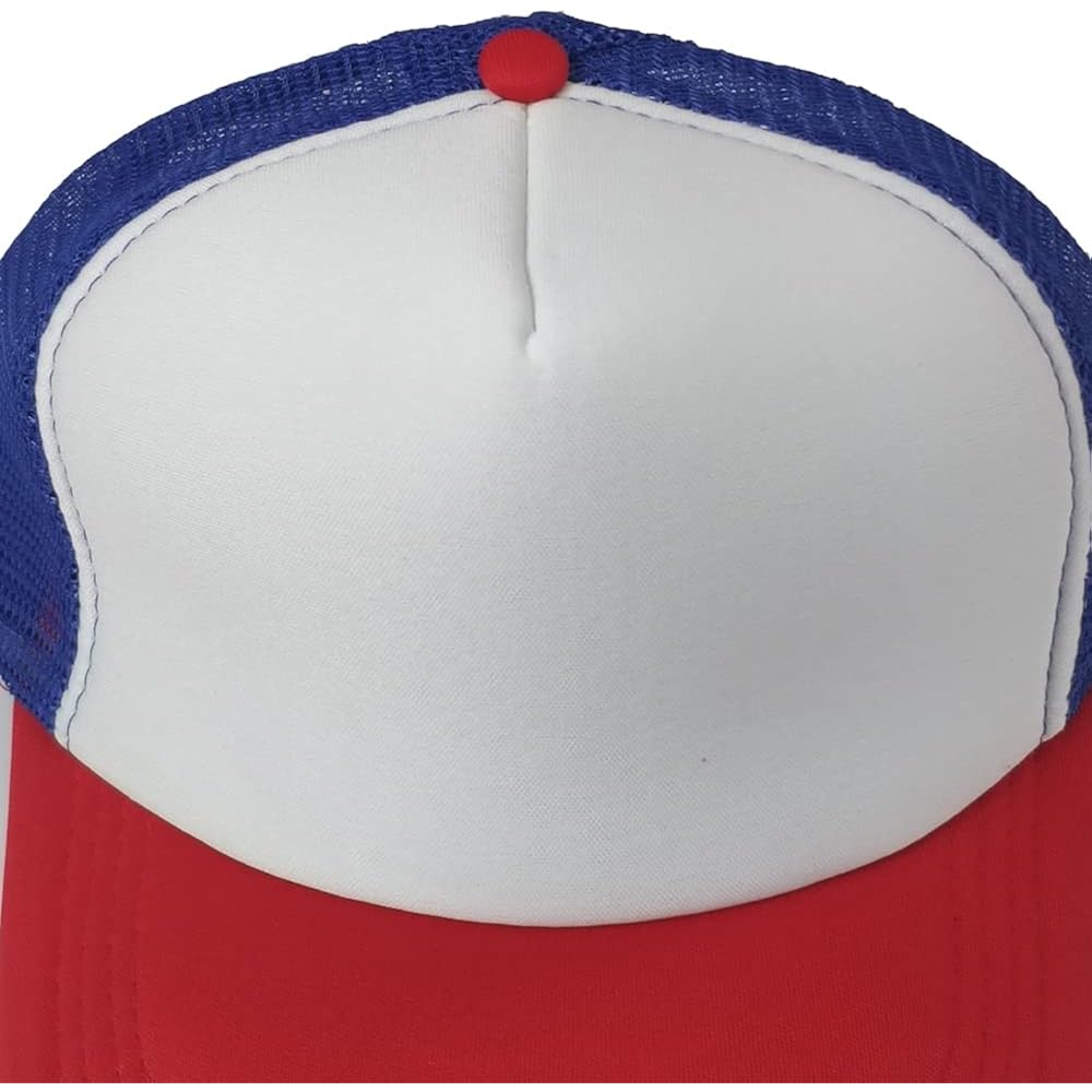 12 Pack Sublimation Hats for Men Blank Trucker Hats Bulk Snapback Mesh Women Baseball Caps DIY Custom 18 Colors 12-pcs Multi 1