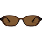 SOJOS Retro Rectangle Polarized Sunglasses for Women Men Trendy Hexagon Narrow Chic Y2K Sunnies SJ2629