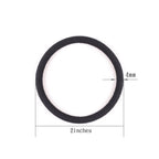 120 Pieces Black Hair Ties For Thick And Curly Hair Ponytail Holders Hair Elastic Band For Women Or Men(4Mm)