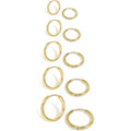 Small Gold Hoop Earrings Lightweight: Hinged Huggie Hoop Earrings for Lobe Cartilage Helix Tiny Hoops Earrings in Silver Black for Women Men