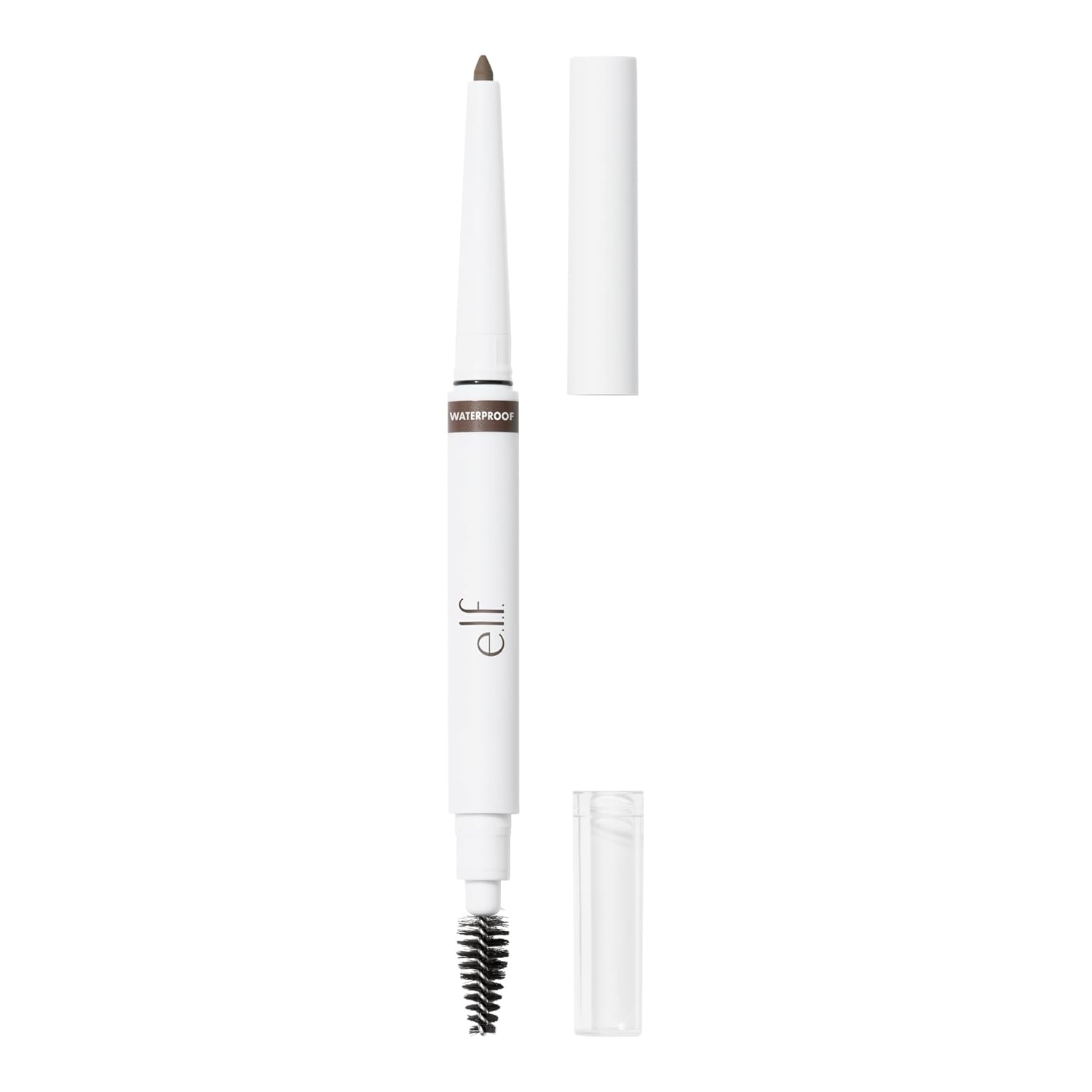 e.l.f. Instant Lift Waterproof Eyebrow Pencil, Dual-Ended with Precision Tip & Spoolie, Smudge-Resistant Formula for Natural, Long-Lasting Brows, Deep Brown