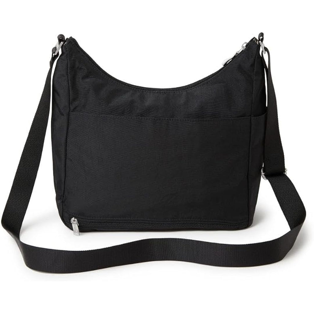 Baggallini womens Everywhere Bagg Crossbody Women 11x9 Lightweight Nylon Hobo Water-resistant Travel Bag W/Rfid