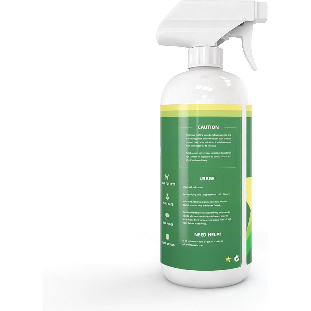 Dog Spot Repair Grass Paint, Pre-Mixed & Ready To Spray - Covers Brown Burn Patches On Lawn (32 Fl Oz)
