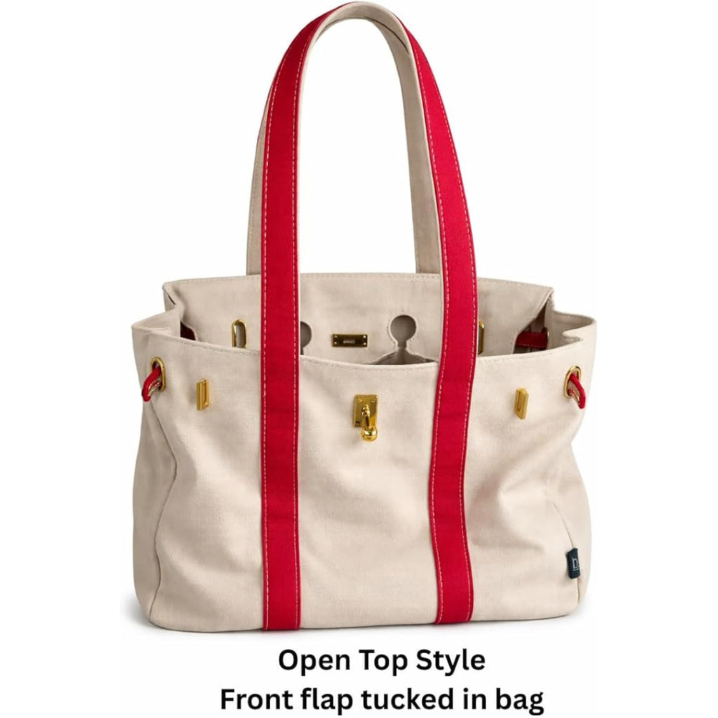 Dallas Hill Coastal Canvas Tote Bag For Women