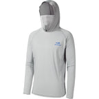 Bassdash Upf 50+ Men’S Long Sleeve Fishing Shirt With Mask Uv Neck Gaiter Hoodie