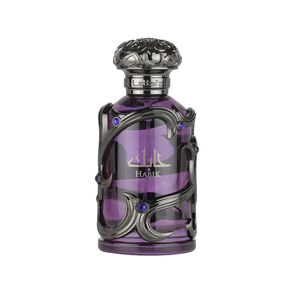 Lattafa Habik – Floral, Fruity, Fresh, Musky – Eau de Parfum Spray Long-Lasting Fragrance for Women, 3.4 Ounce / 100 ml