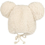 Fuzzy Bear Beanie Hat Faux Fur Trapper Cap Windproof Thermal Ushanka Plush Trooper Hat Winter Warm Sherpa Peruvian Cap Women