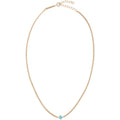 Zoe Chicco Women's 14k Gold Turquoise Quad Necklace