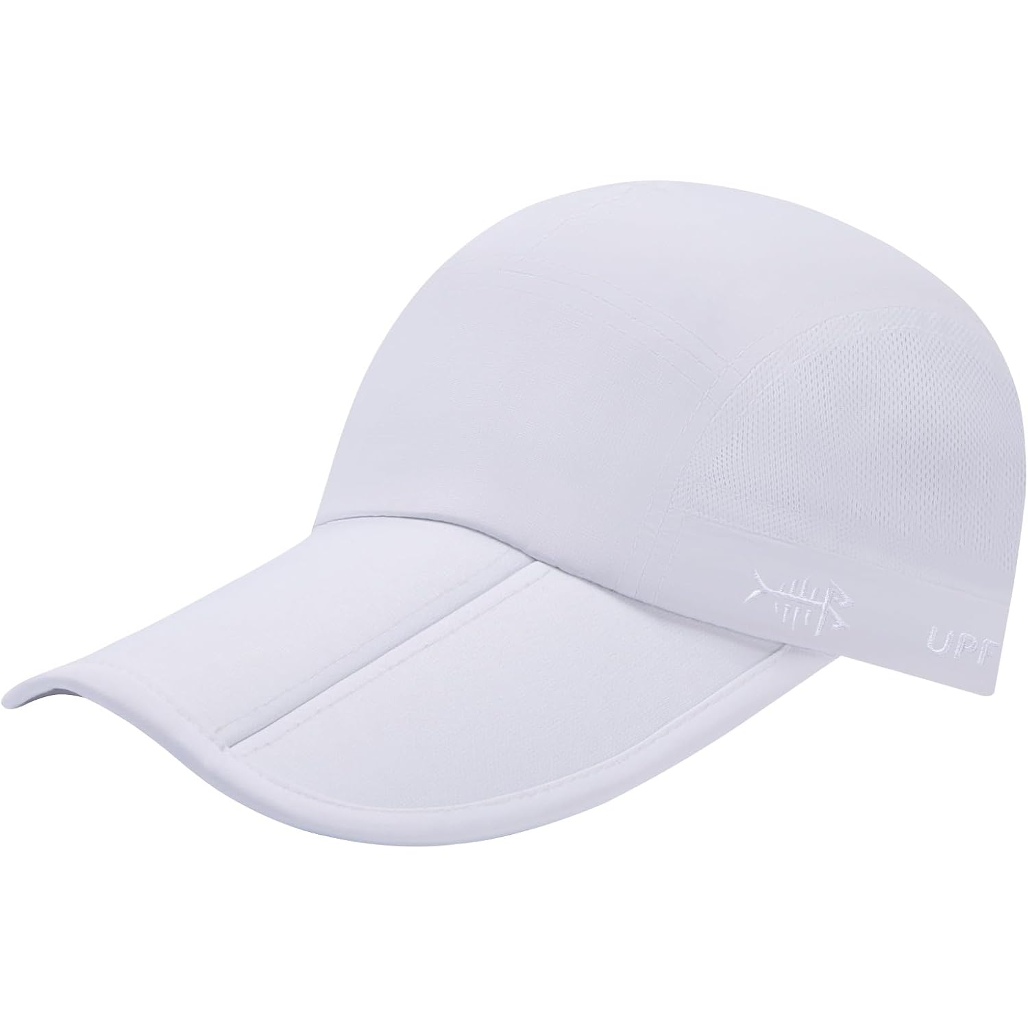 Bassdash Folding Fishing Baseball Cap Upf 50+ Water Resistant Outdoor Portable Brim Hats For Women Men Hiking Adjustable