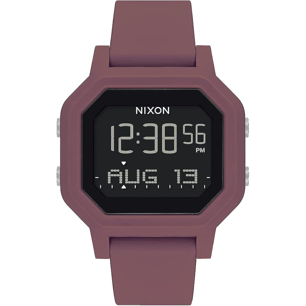 Nixon Siren A1210-100M Water Resistant Women'S Digital Sport Watch (38Mm Watch Face, 18Mm-16Mm Pu/Rubber/Silicone Band)