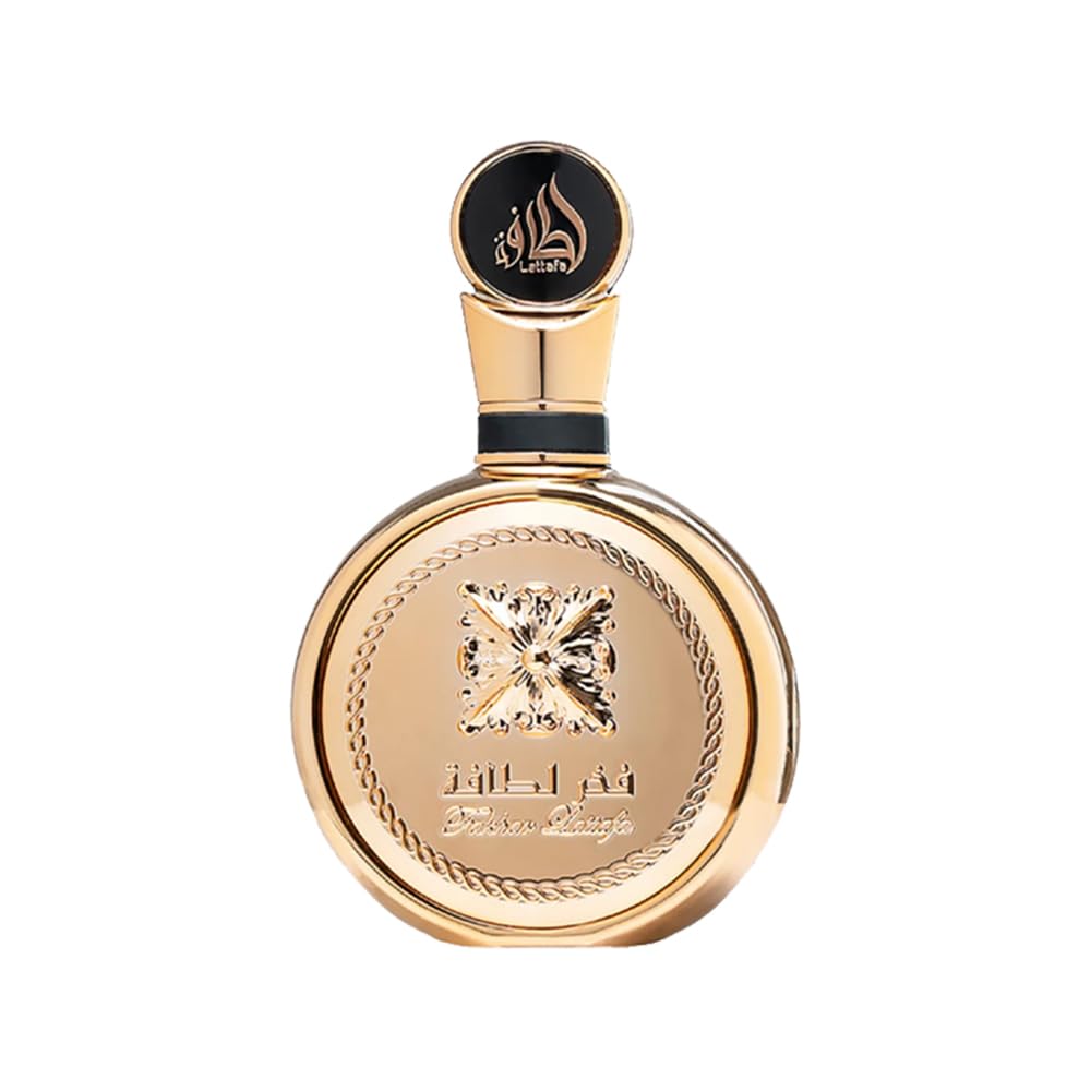 Lattafa Fakhar Gold Extrait - Floral, Amber, Woody - Eau de Parfum Long-Lasting Fragrance for Unisex, 3.40 Ounce / 100 ml