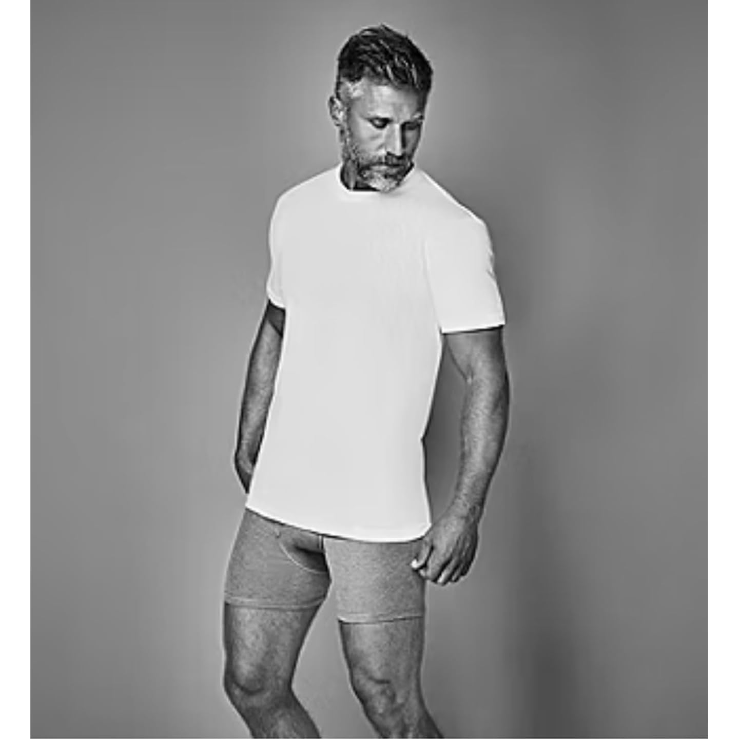 Stafford 4-Pack Men'S Ultra Soft 100% Cotton Crew-Neck T-Shirt White