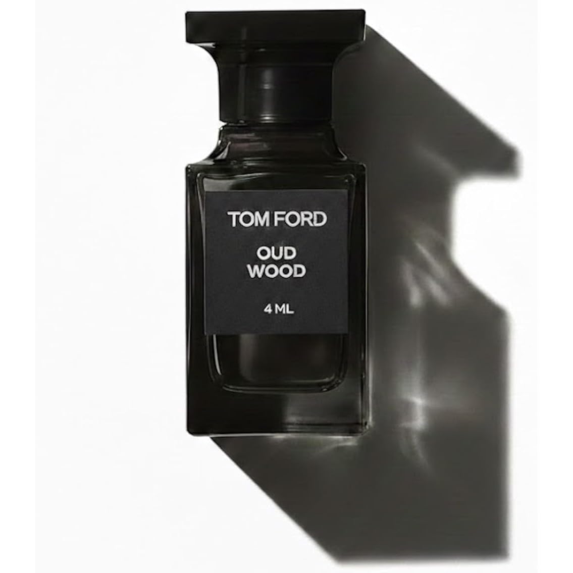 Tom Ford Oud Wood Eau de Parfum 4ml Mini Splash Bottle | Unisex Travel Size EDP Miniature | Oud, Sandalwood, Cardamom, Amber, Tonka 0.14 Fluid Ounces