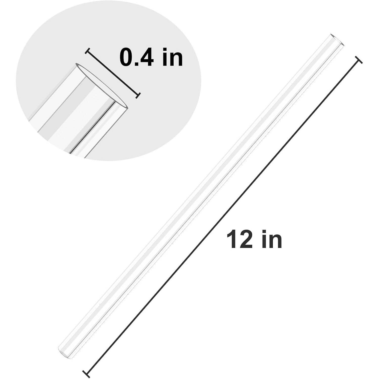 6 Pcs Replacement Straw For Stanley Adventure Quencher 40 Oz 30 Oz Cup Tumbler,Straws With Cleaning Brush For Stanley Accessories