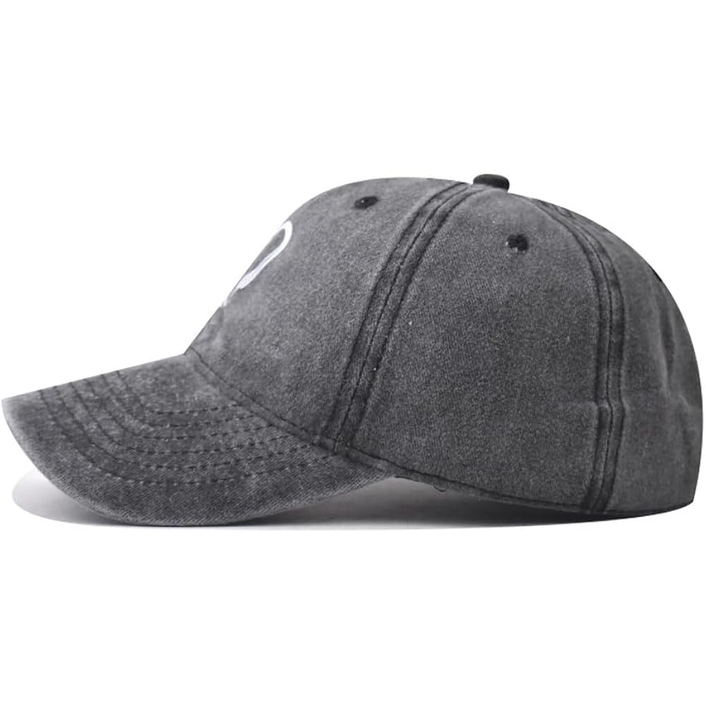 Women's Vintage Washed Baseball Cap Adjustable Cute Heart Graphic Cotton Dad Hat