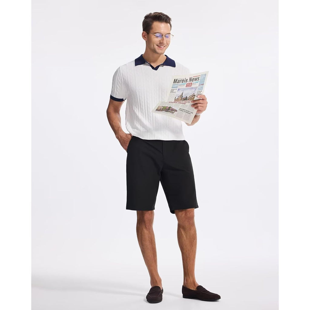 Snowten Men'S Classic Fit 7/9/11 Inch Golf Shorts Basic Lightweight Stretch Hiking Casual Short With 2 Pockets And 1 Hidden