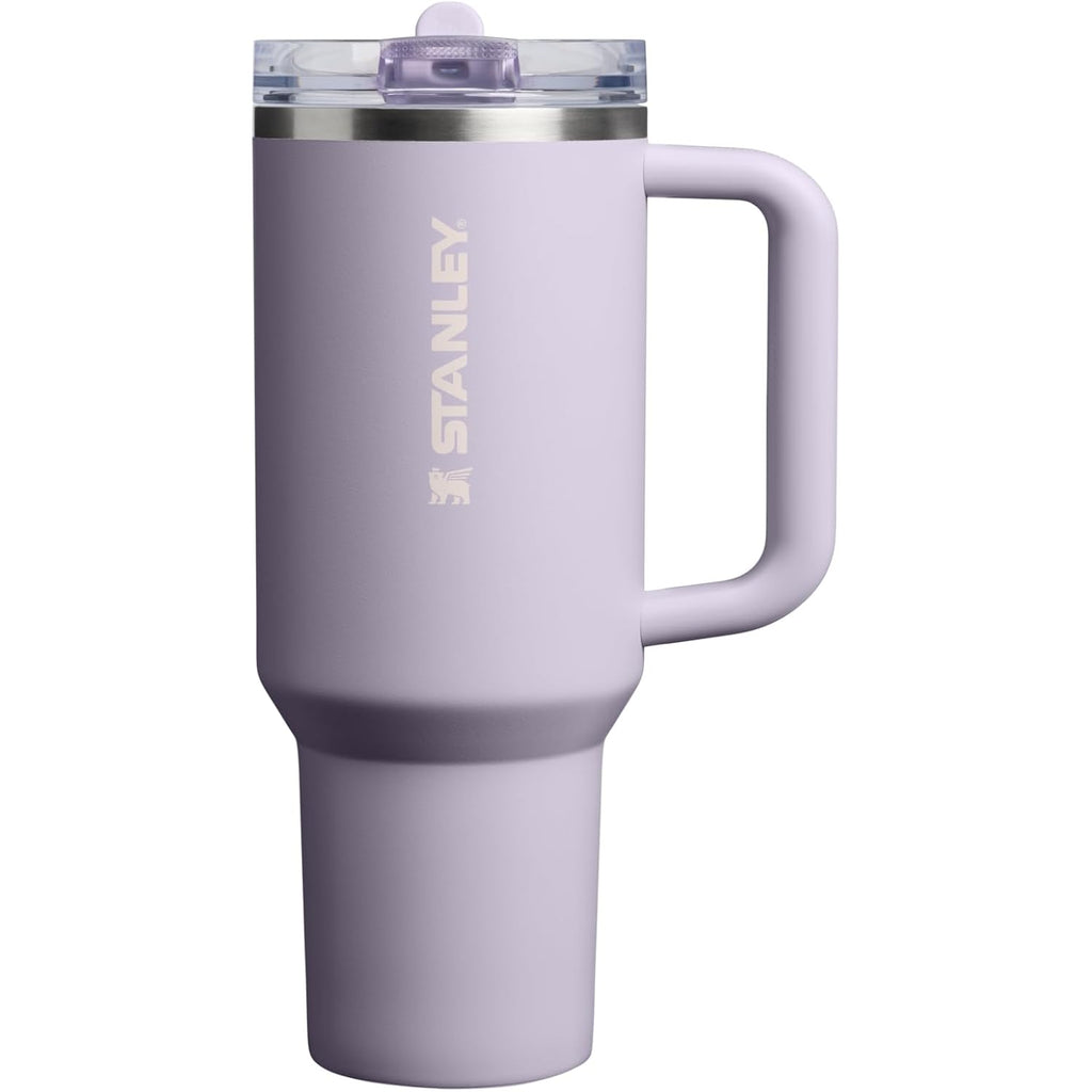 Stanley Quencher Protour Flip Straw Tumbler With Leakproof Lid 40 Oz | Built-In Straw & Handle | Cupholder Compatible For Travel | Insulated Stainless Steel Cup | Bpa-Free | Purple Dust