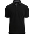 Alex Vando Mens Golf Shirt Quick-Dry Solid Short Sleeve Polo Shirts | Moisture Wicking,Inner Collar Decorative,Flexible Movement,Solid Sleek Silhouette,Sturdy Long-Wearing Build