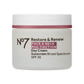 No7 Restore & Renew Multi Action Face & Neck Cream - Anti Aging Face Moisturizer With Spf 30 - Helps To Firm & Hydrate Crepey Skin - Formulated With Hyaluronic Acid, Peptides & Ceramides (1.69 Oz)