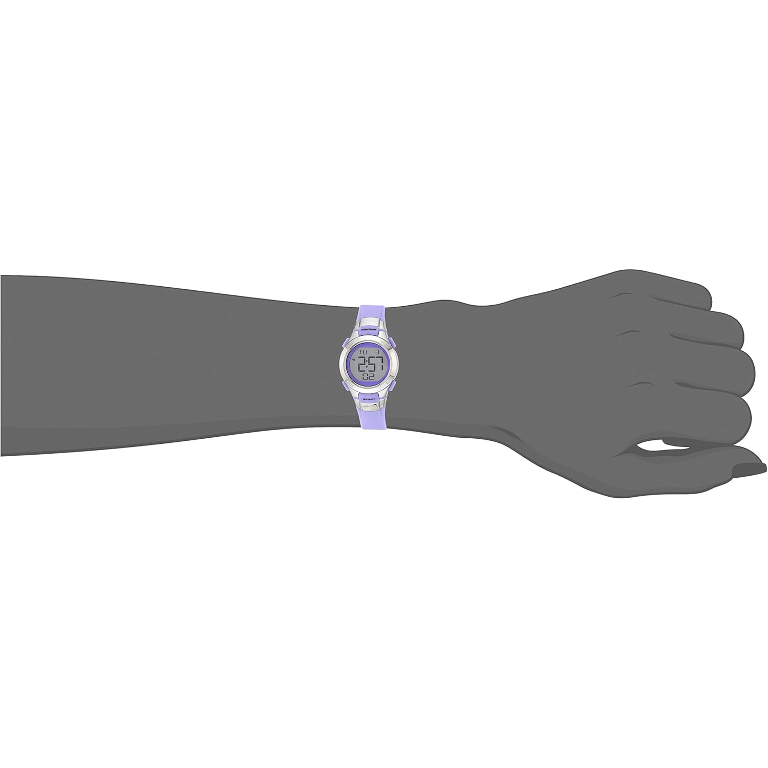 Armitron Sport Women's Digital Chronograph Resin Strap Watch, 45/7012