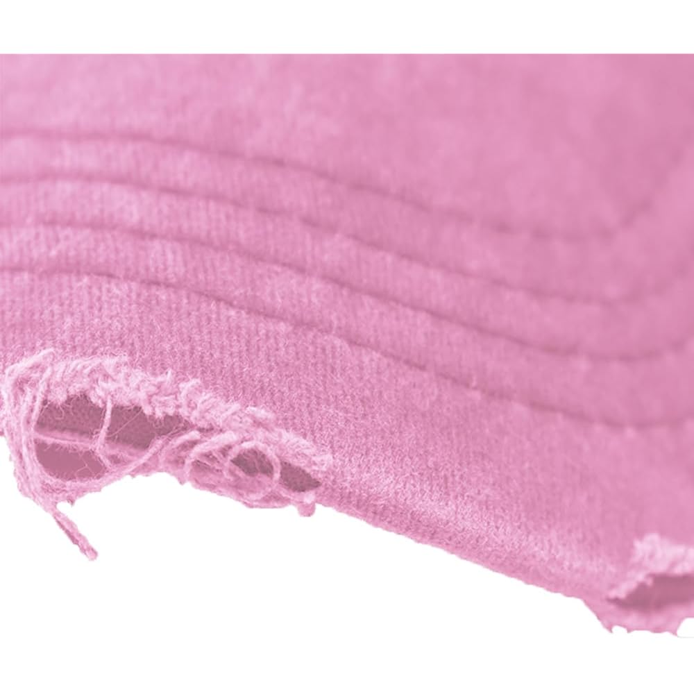 Classic Vintage Distressed Baseball Cap, Washed Cotton, Adjustable Fit C-pink