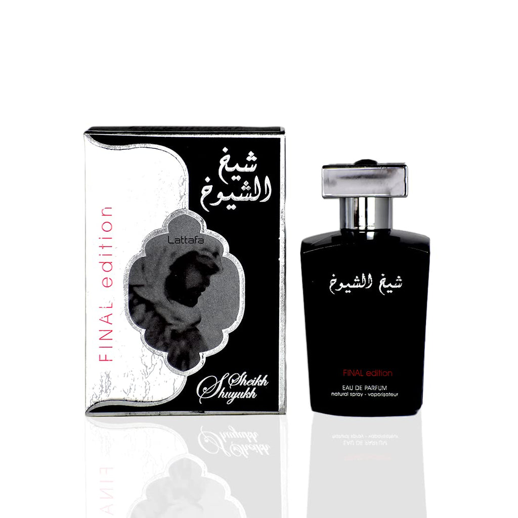 Lattafa Sheikh Al Shuyukh Final Edition Eau de Parfum Spray for Men, 3.4 Ounce