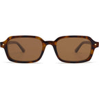 Sojos Trendy Rectangle Polarized Sunglasses Womens Mens, Small Retro Fashion Thin Slim Square Sunnies Sj2610