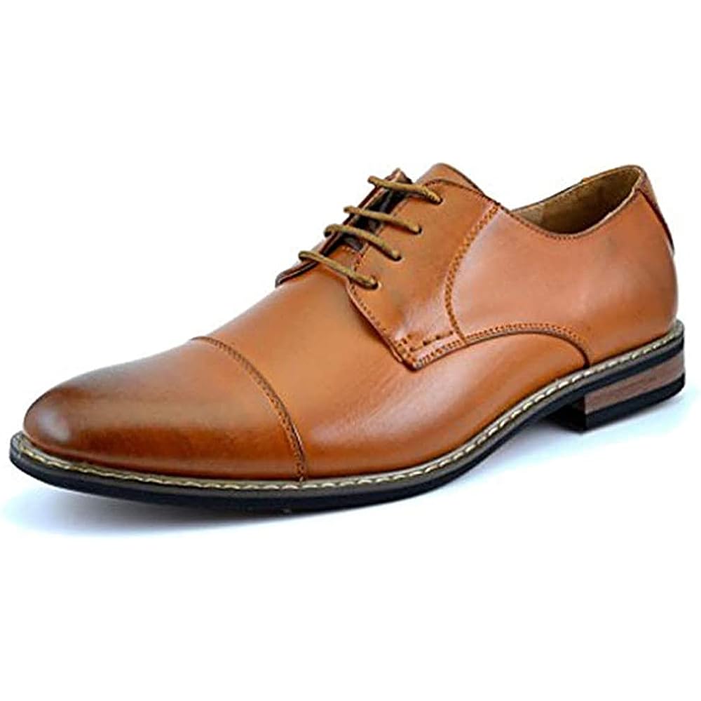Bruno Marc Moda Italy Prince Men'S Classic Modern Oxford Lace Dress Shoes