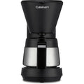 Cuisinart 5-Cup Coffee Maker With Stainless Steel Carafe, Coffee Machine With Removable Water Reservoir, Charcoal Water Filter, 30-Minute Keep Warm, And Brew Pause, Dcc-5570Nas, Stainless Steel