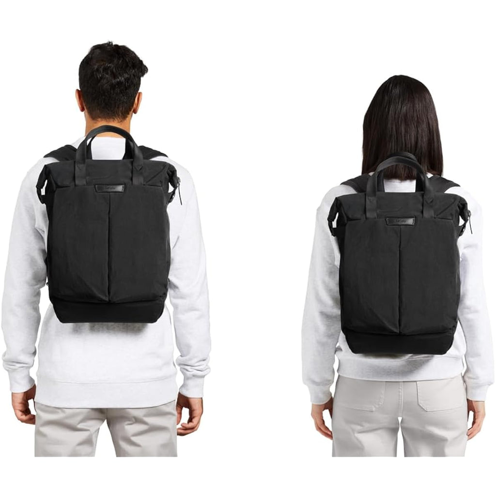 Bellroy Tokyo Totepack, Water-Resistant Woven Convertible Backpack And Tote Bag - Everglade
