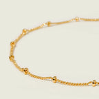 MEVECCO Anklet for Women Gold Chain 14K Gold Plated Dainty Boho Beach Summer Simple Foot Jewelry Ankle Bracelet