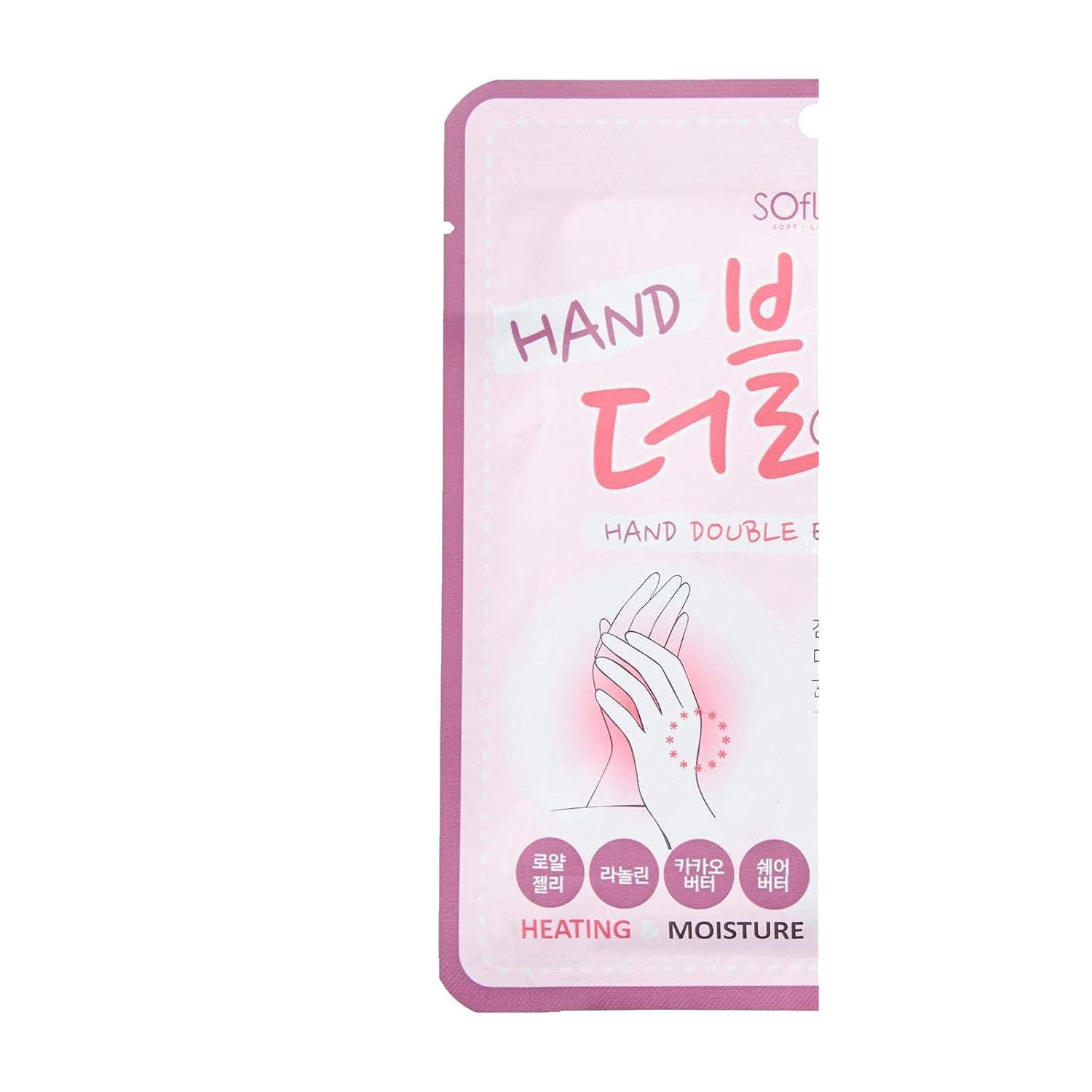 Soflisse Double Essence Hand Mask, Hydrating Heating Hand Mask, Alleviates Fatigue, Formulated with Shea Butter and Cacao Butter 5 Packs