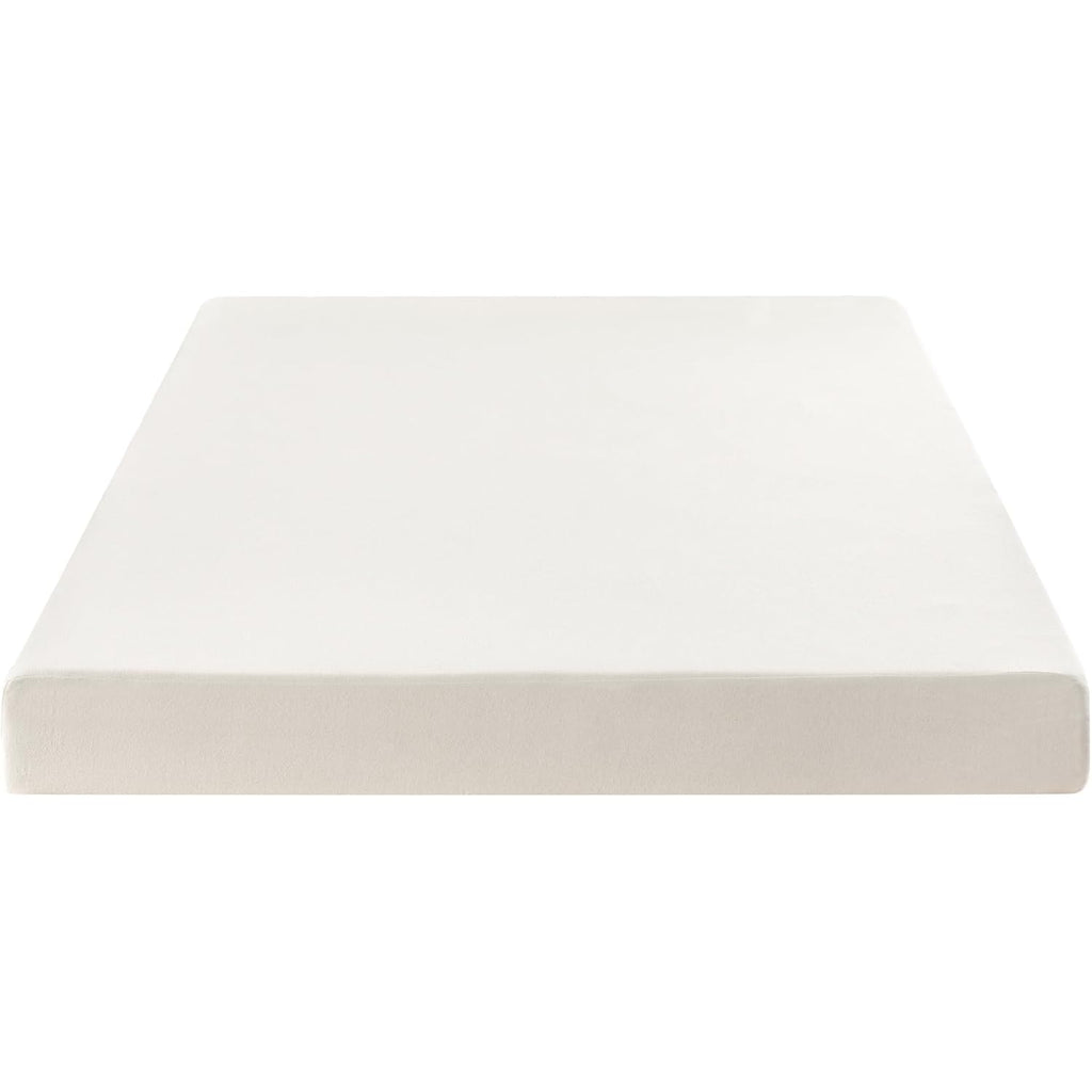 Best Price Mattress 6 inch Twin Mattress Bed-In-A-Box, Green Tea Memory Foam, White
